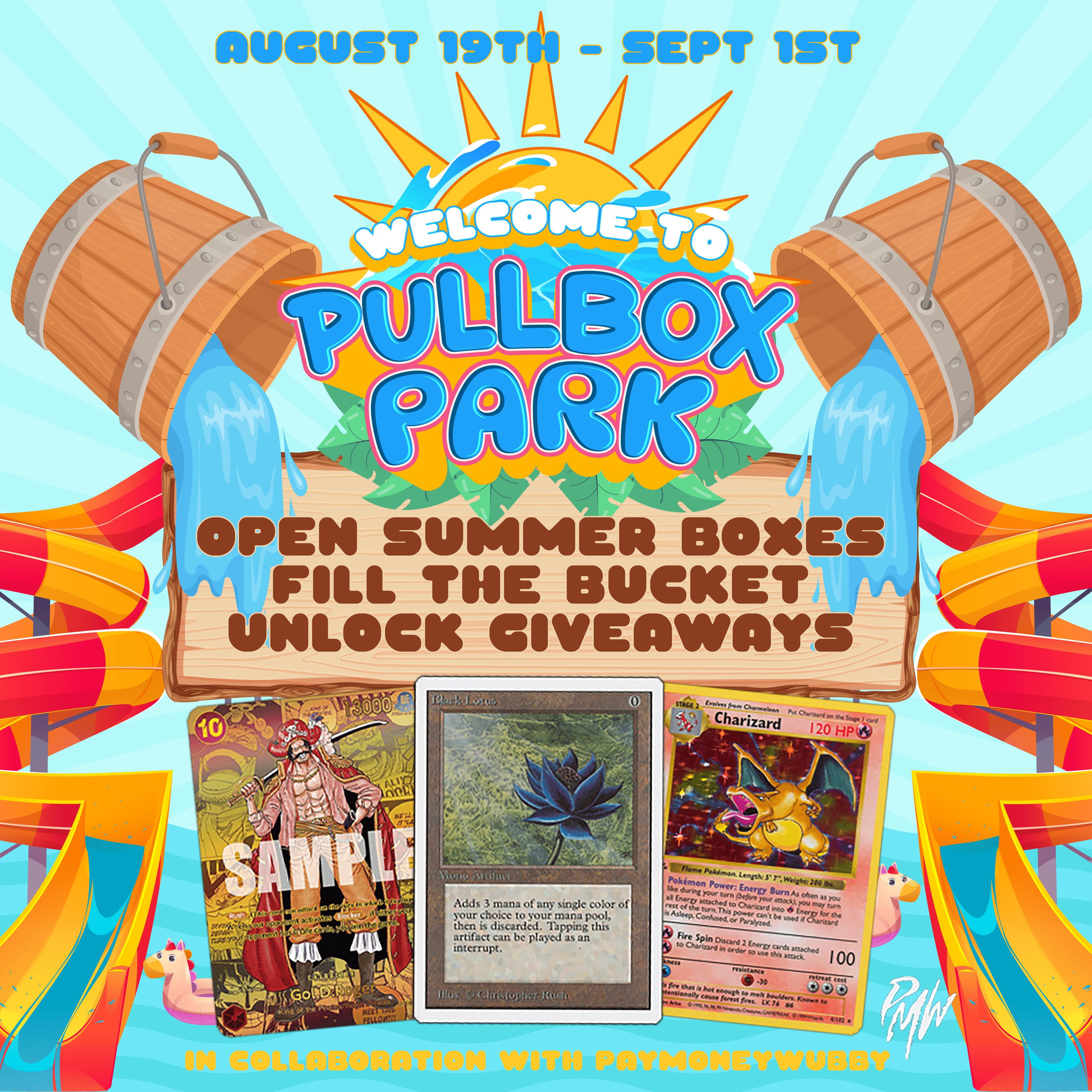 Summer event banner background