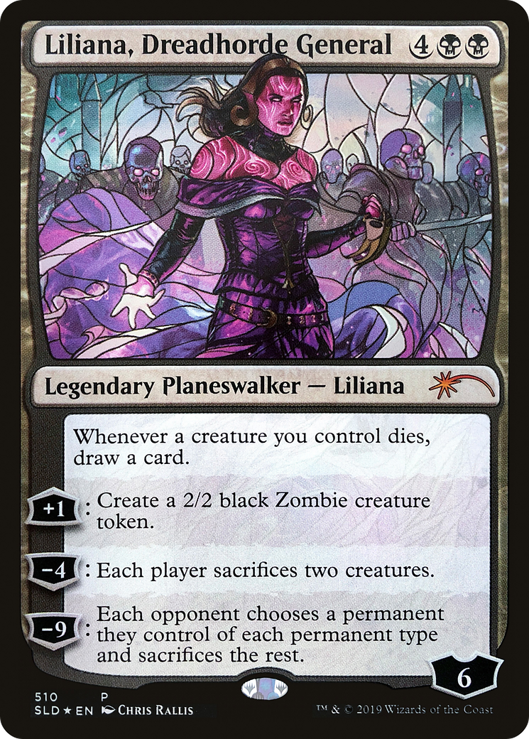 Liliana, Dreadhorde General (Stained Glass)