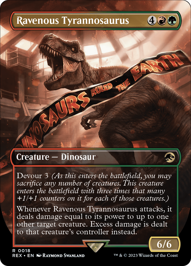 Ravenous Tyrannosaurus (Borderless)