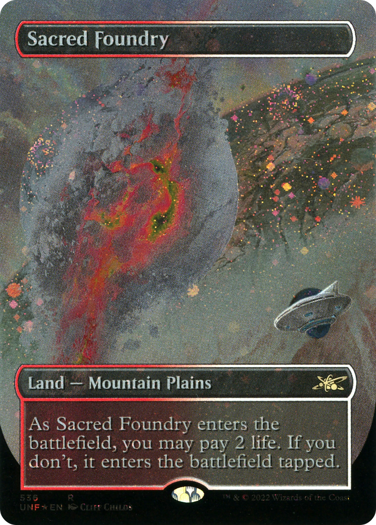Sacred Foundry (Borderless) (Galaxy Foil)