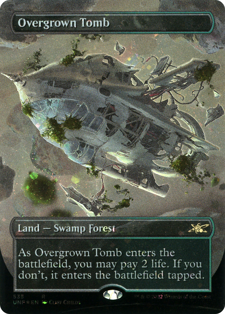 Overgrown Tomb (Borderless) (Galaxy Foil)