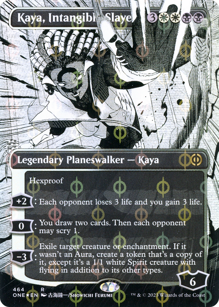 Kaya, Intangible Slayer (Borderless) (Step-and-Compleat Foil)