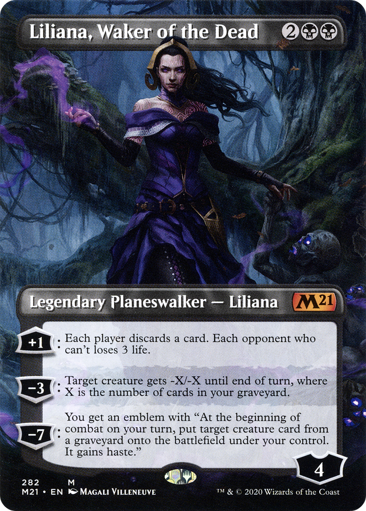 Liliana, Waker of the Dead (Borderless)