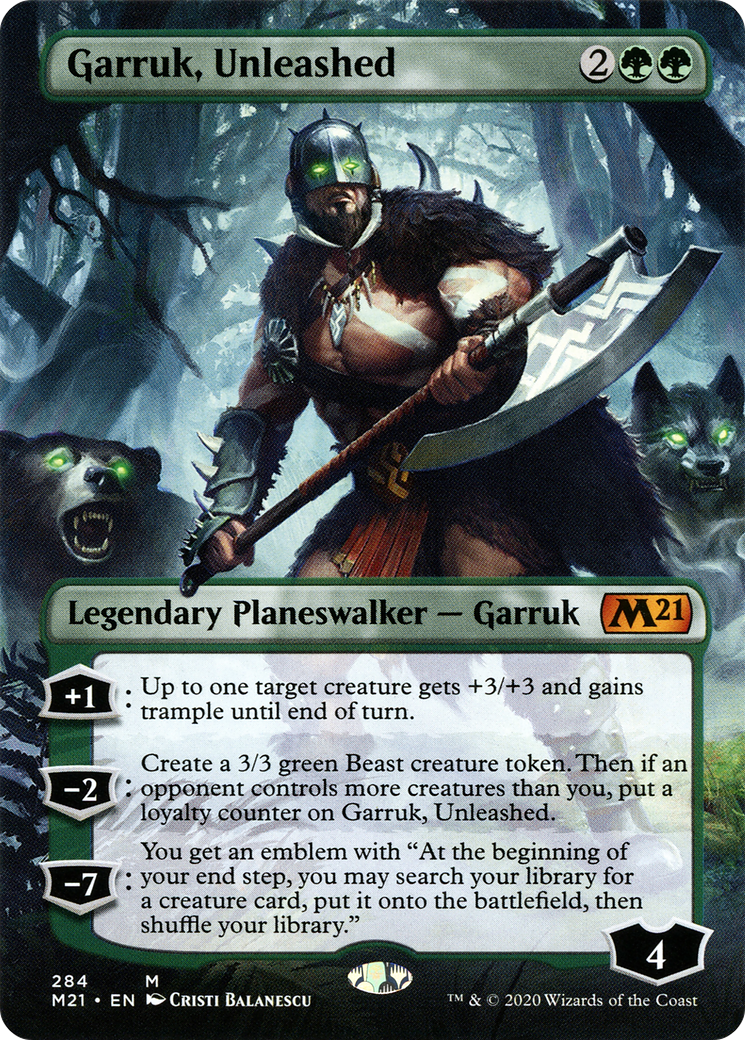 Garruk, Unleashed (Borderless)