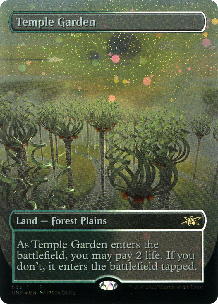 Temple Garden (Borderless) (Galaxy Foil)
