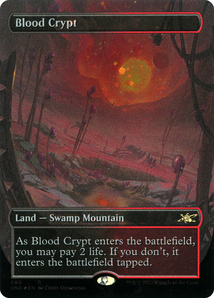Blood Crypt (Borderless) (Galaxy Foil)
