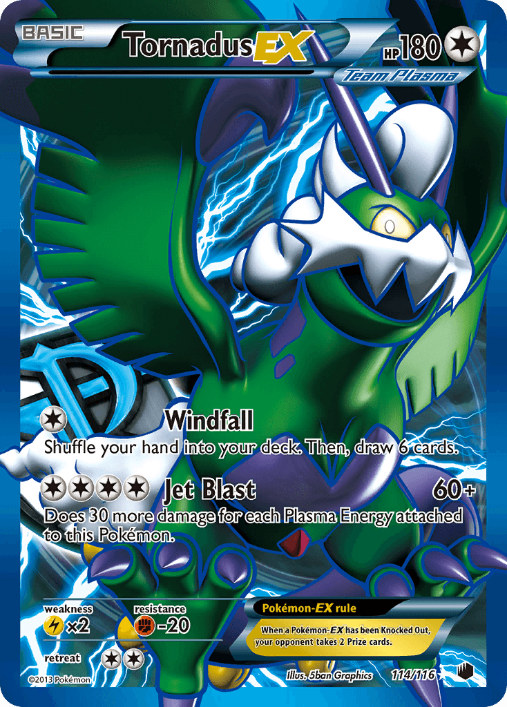Tornadus EX (Team Plasma) (114 Full Art)