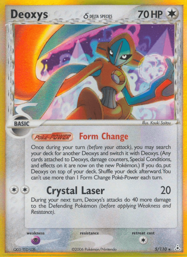 Deoxys (Delta Species - Normal Forme)