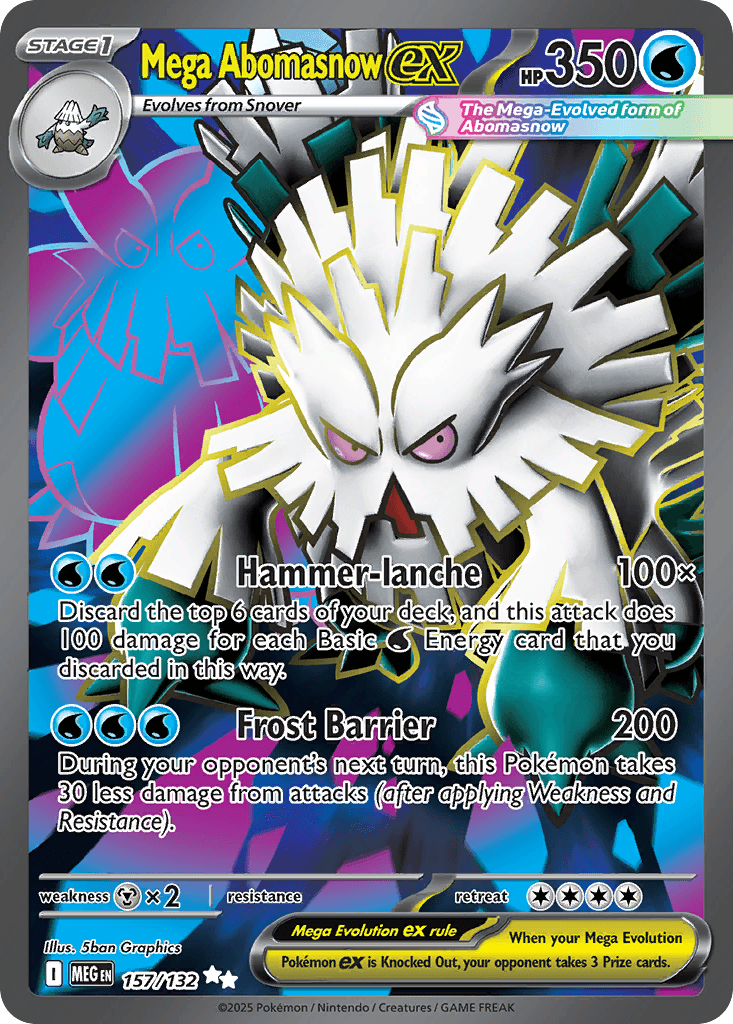 Mega Abomasnow ex - 157/132
