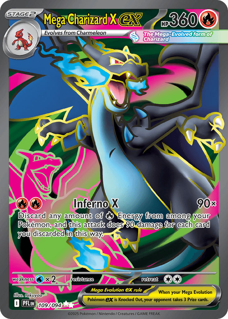 Mega Charizard X ex - 109/094