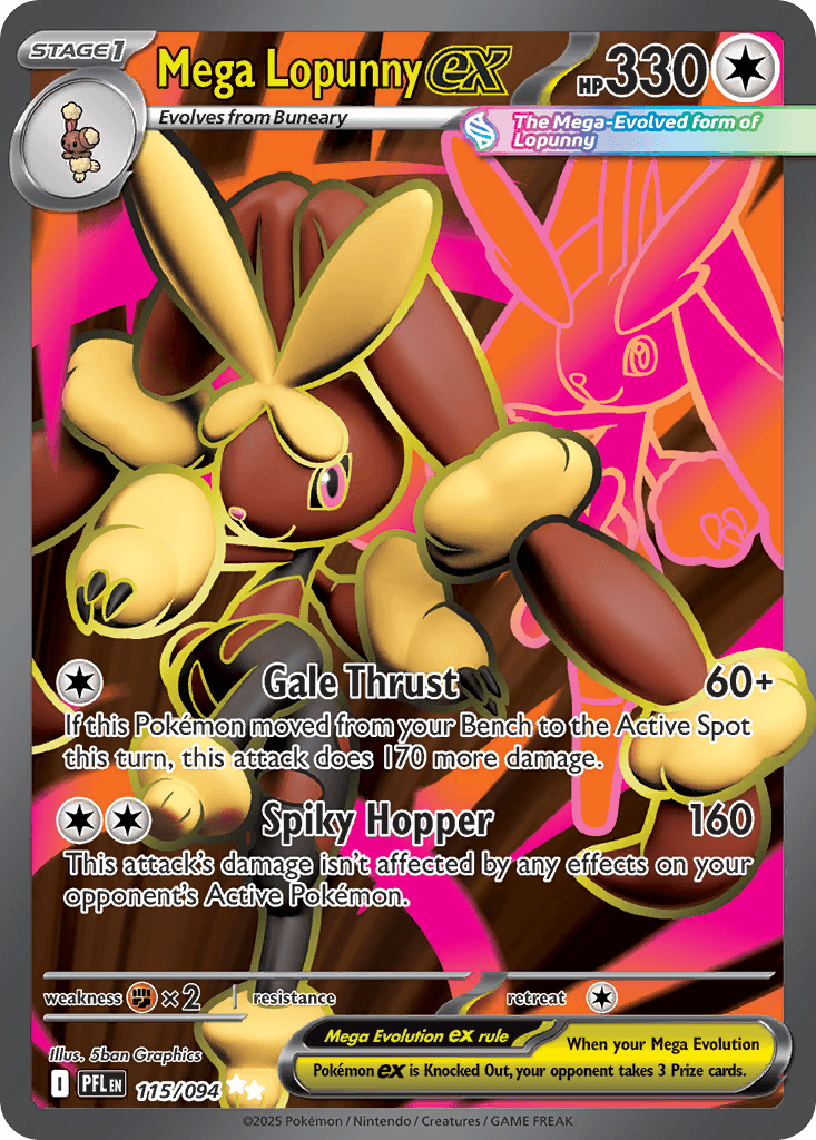 Mega Lopunny ex - 115/094