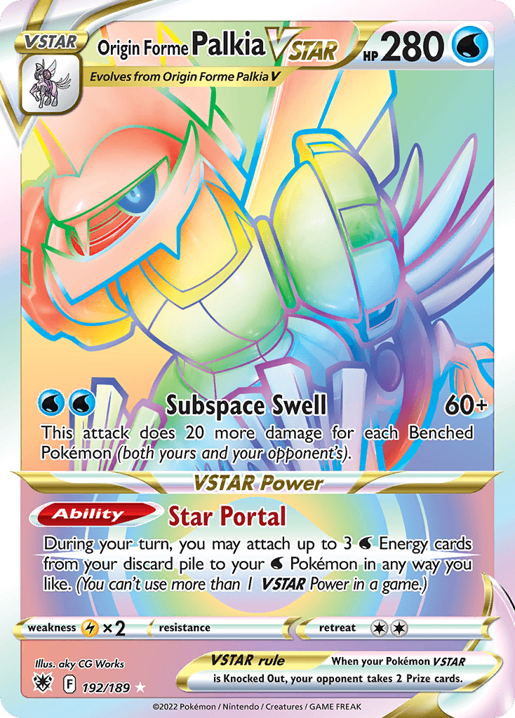 Origin Forme Palkia VSTAR (Secret) (192)