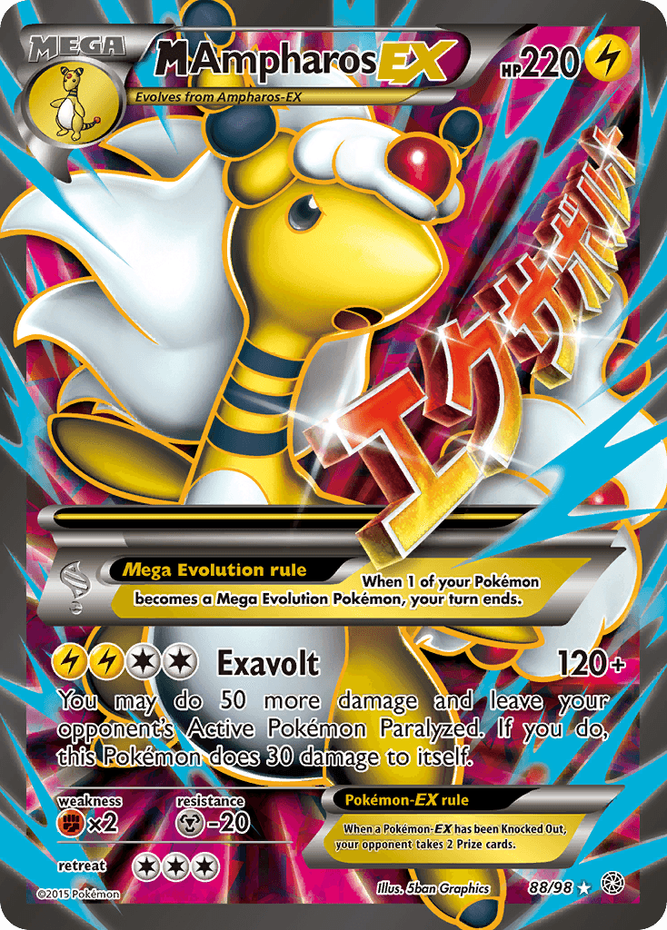 M Ampharos EX (88 Full Art)