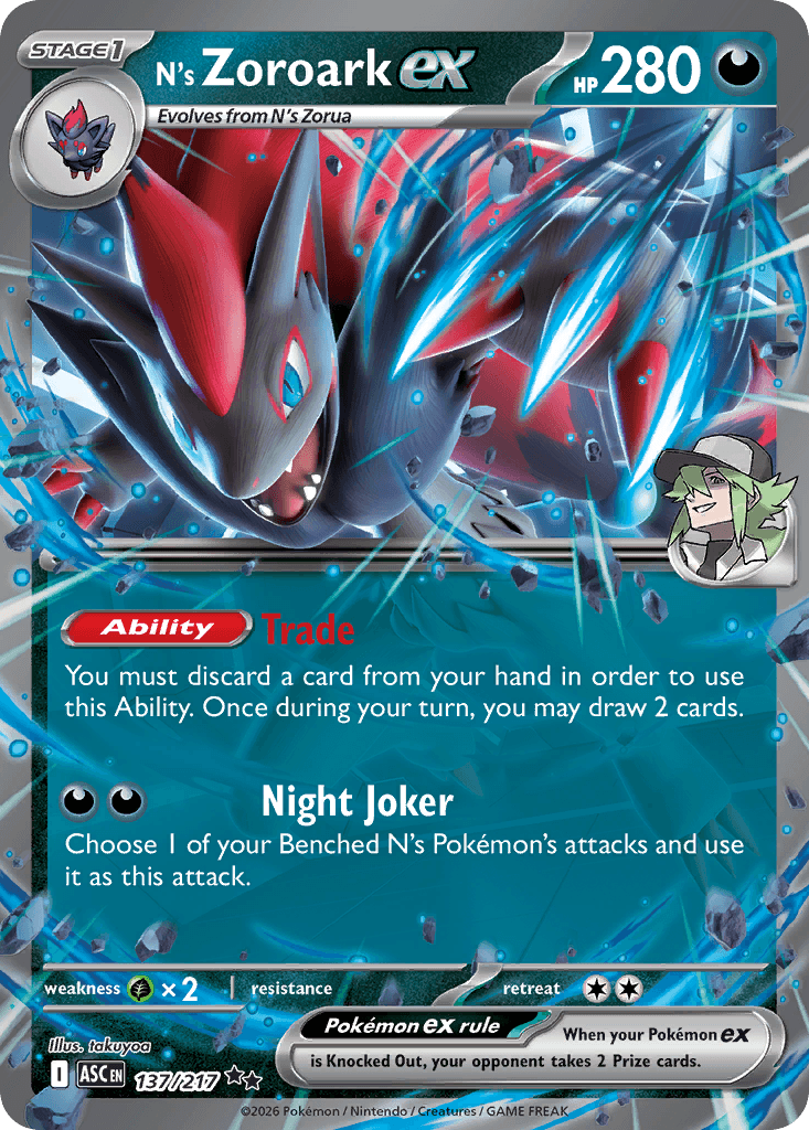 N's Zoroark ex - 137/217