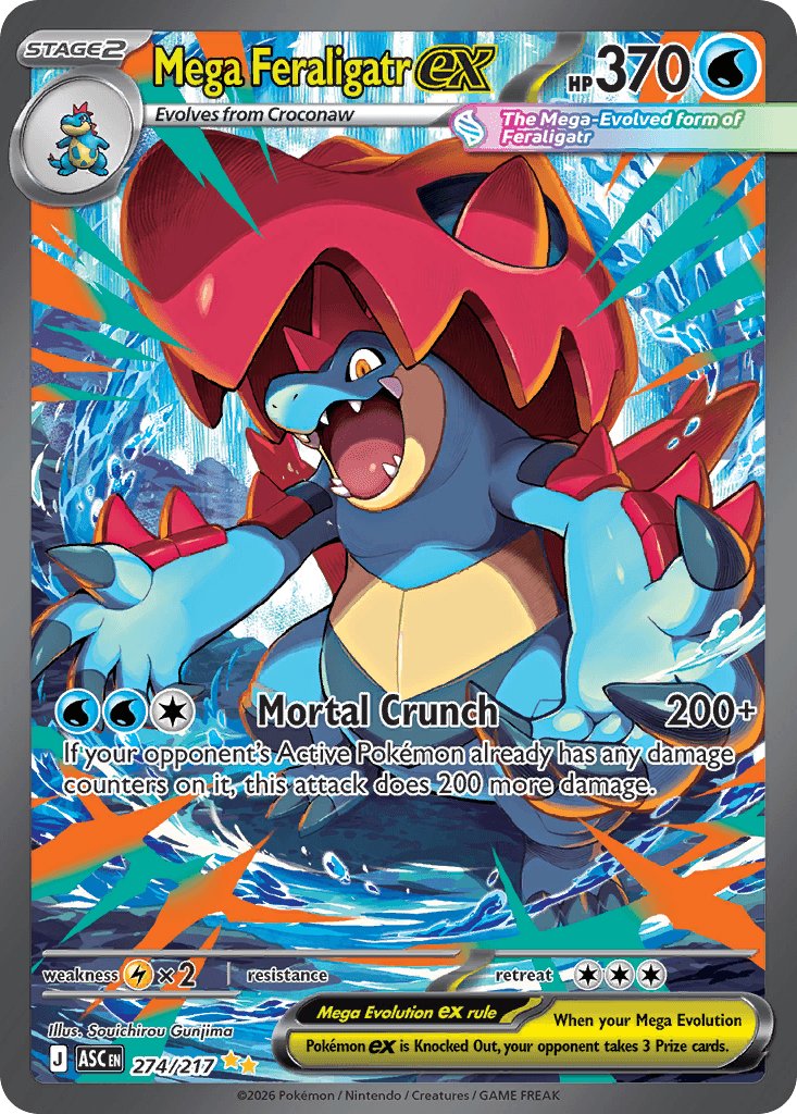 Mega Feraligatr ex - 274/217