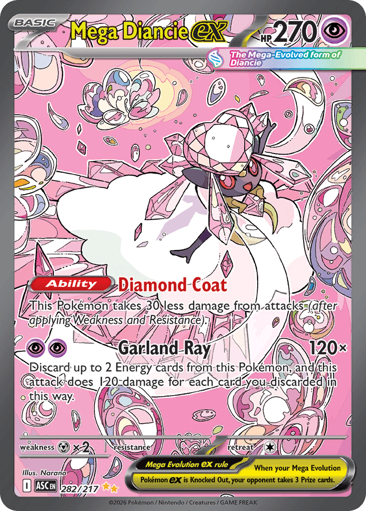 Mega Diancie ex - 282/217