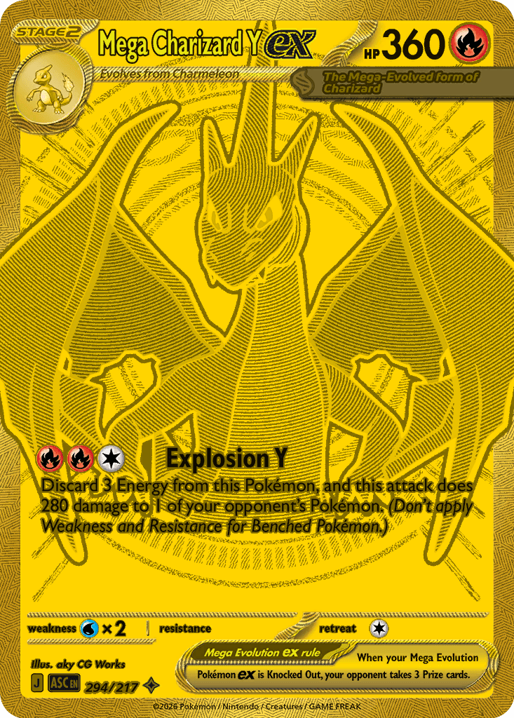 Mega Charizard Y ex - 294/217