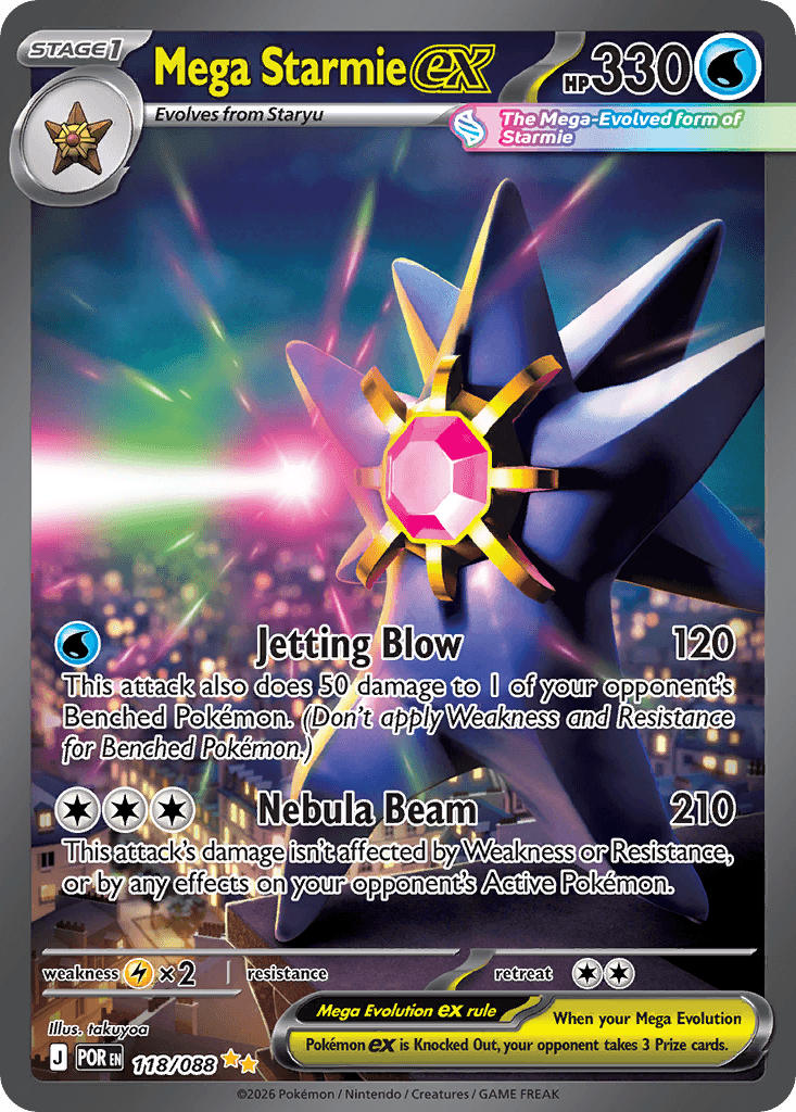 Mega Starmie ex - 118/088