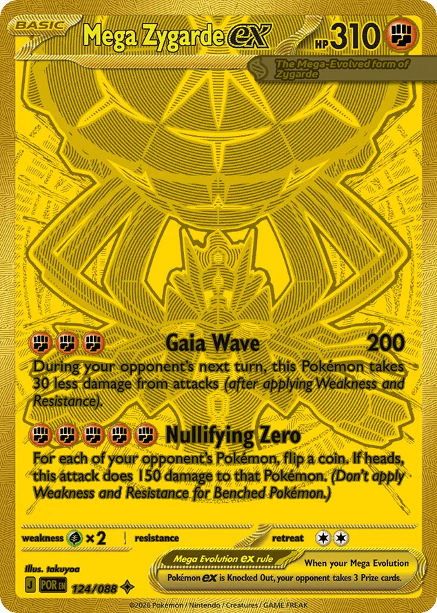 Mega Zygarde ex - 124/088