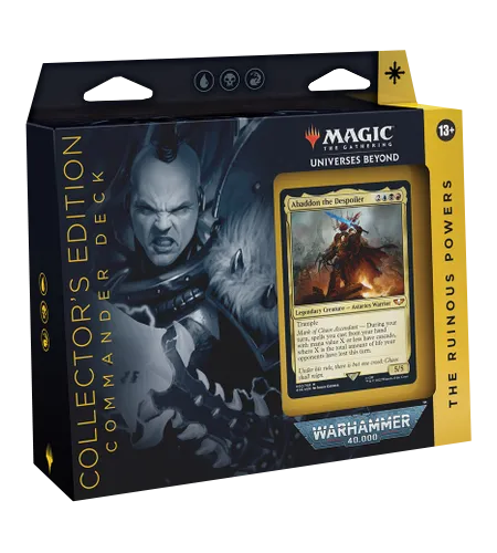 Universes Beyond: Warhammer 40,000 - The Ruinous Powers Commander Deck (Collector's Edition)!