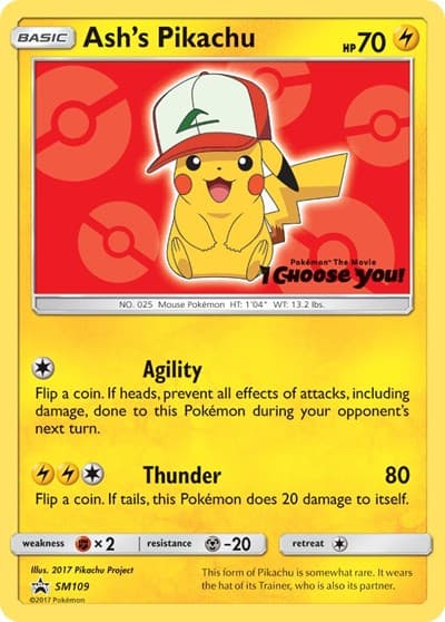 Ash's Pikachu - SM109