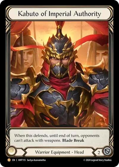 Kabuto of Imperial Authority (Extended Art)