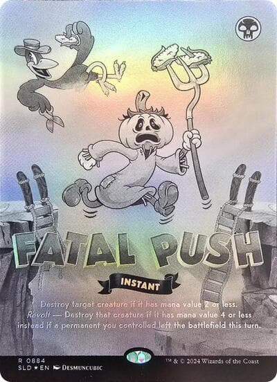 Fatal Push (0884) (Black & White Foil)