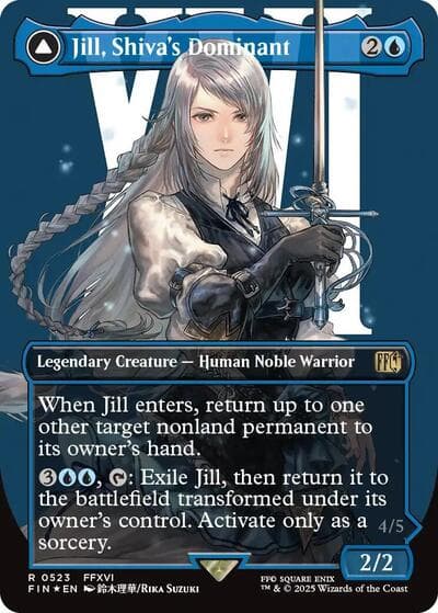 Jill, Shiva's Dominant (Borderless) (Surge Foil)