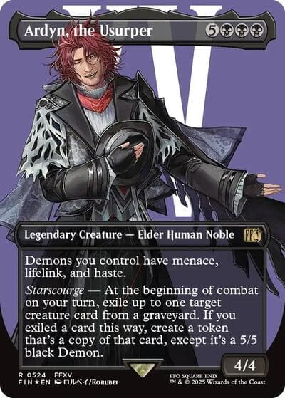 Ardyn, the Usurper (0524) (Borderless) (Surge Foil)