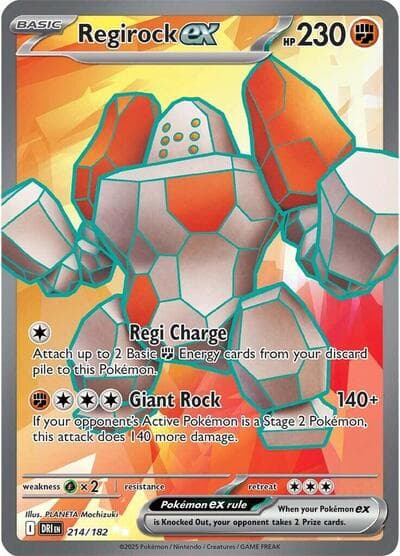 Regirock ex - 214/182