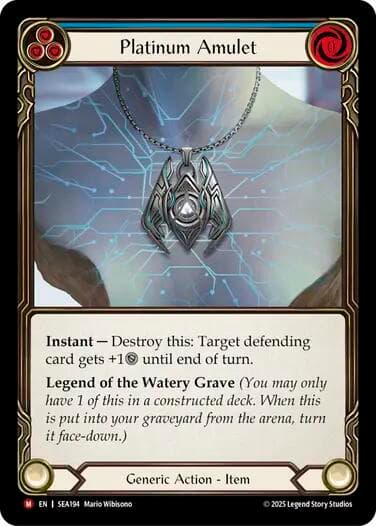 Platinum Amulet