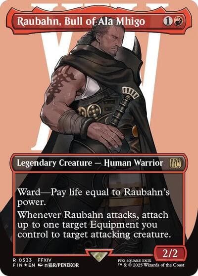 Raubahn, Bull of Ala Mhigo (Borderless) (Surge Foil)