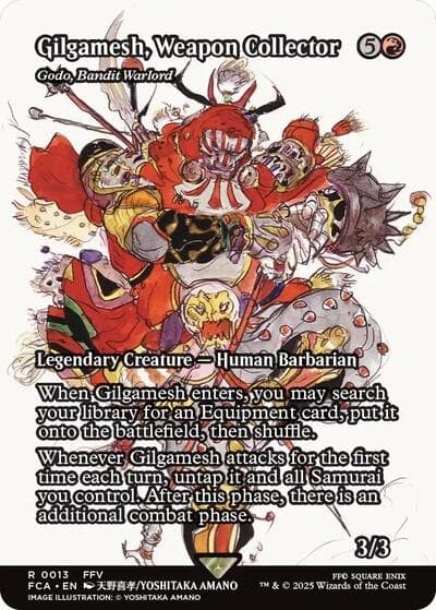 Gilgamesh, Weapon Collector - Godo, Bandit Warlord (Showcase)