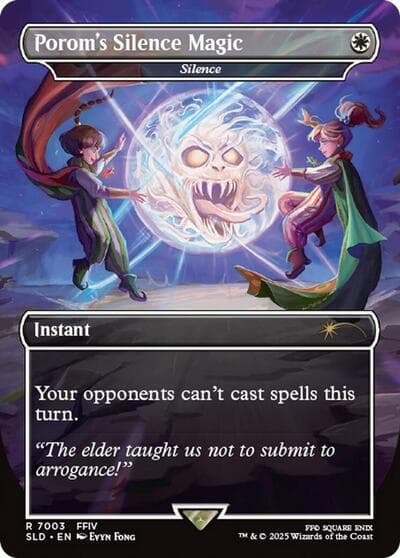 Porom's Silence Magic - Silence (Rainbow Foil)