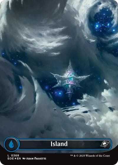 Island (0368) (Borderless) (Galaxy Foil)