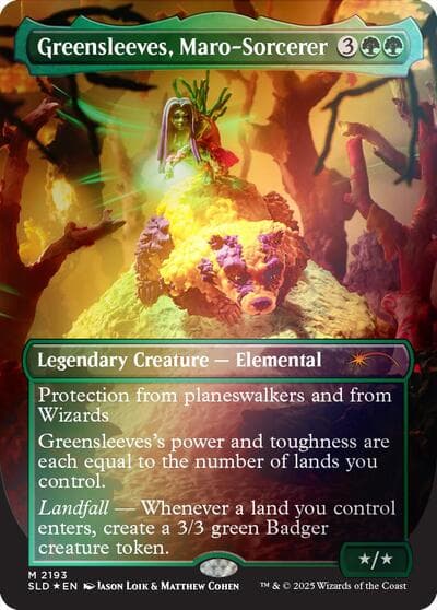 Greensleeves, Maro-Sorcerer (Rainbow Foil)