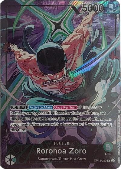 Roronoa Zoro - OP12-020 (Official Playmat Limited Edition Vol.4)