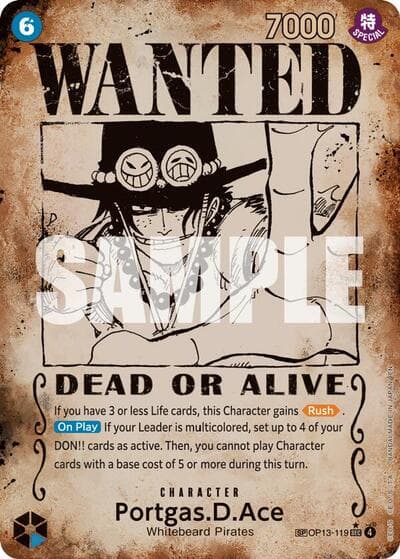 Portgas.D.Ace (119) (Wanted Poster)