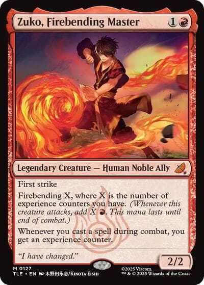 Zuko, Firebending Master