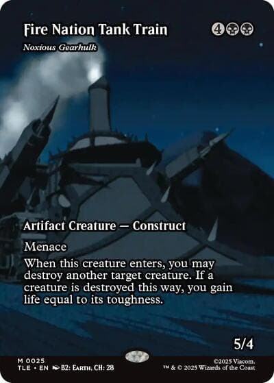 Fire Nation Tank Train - Noxious Gearhulk (Borderless)