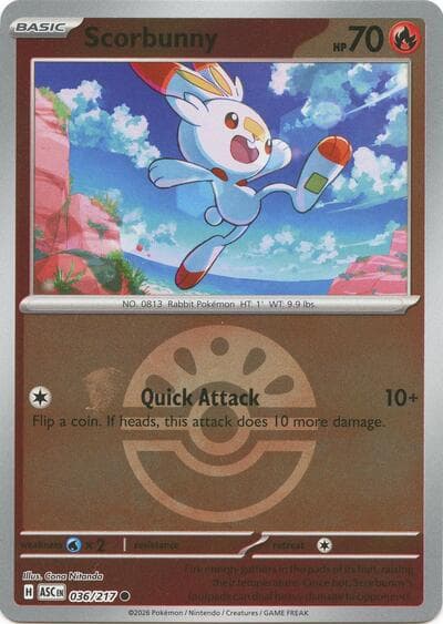 Scorbunny - 036/217 (Friend Ball)