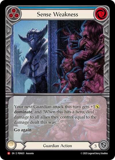 Sense Weakness (Blue) (Extended Art)