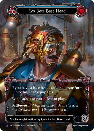 Evo Beta Base Head (Blue) (Marvel)