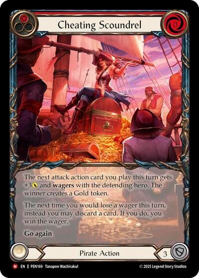 Cheating Scoundrel (Red) (Extended Art)