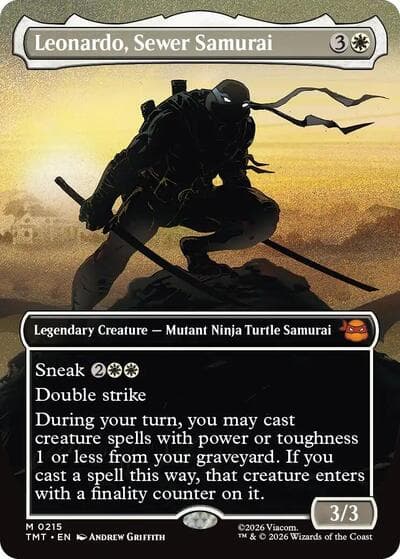 Leonardo, Sewer Samurai (Borderless)