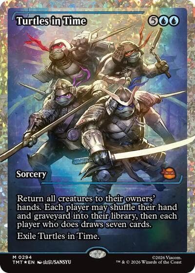 Turtles in Time (Showcase) (Fracture Foil)