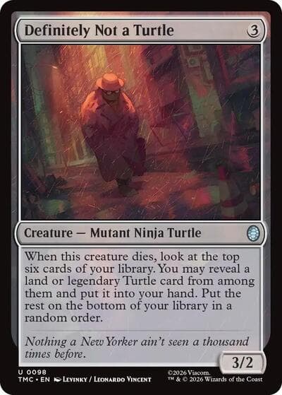 Definitely Not a Turtle