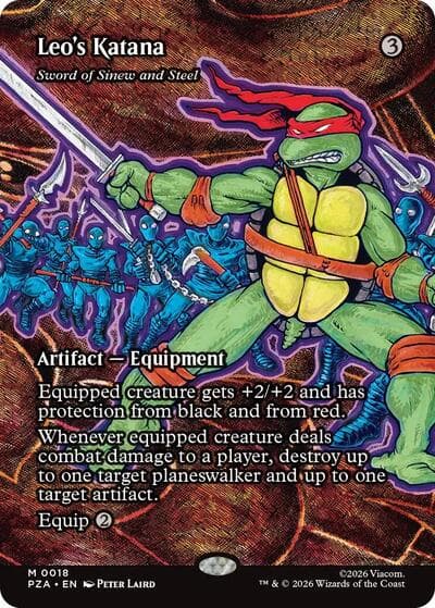 Leo's Katana - Sword of Sinew and Steel (Borderless)