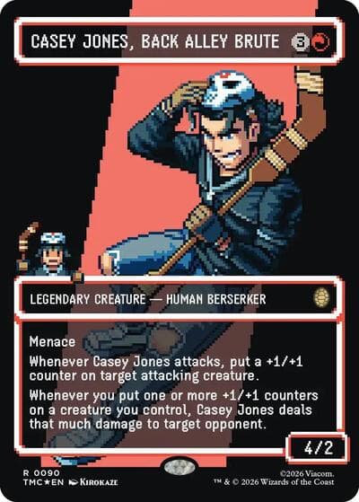 Casey Jones, Back Alley Brute (Borderless) (Surge Foil)