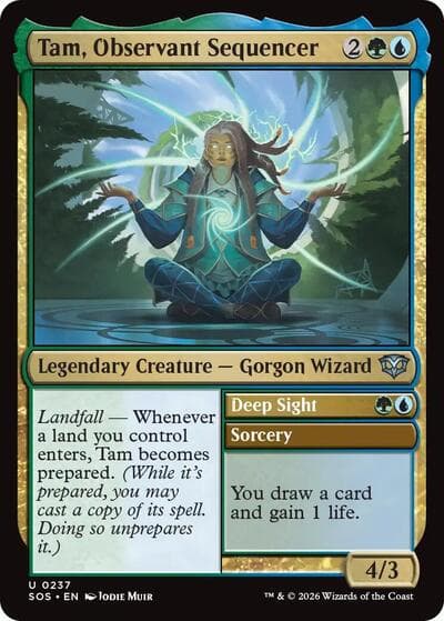Tam, Observant Sequencer